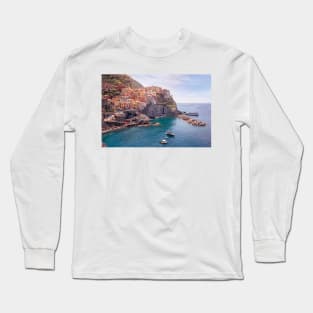 Cinque Terre in Italy on the coast Long Sleeve T-Shirt